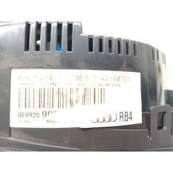 Recambio de cuadro instrumentos para audi a4 b6 (8e2) 2.0 referencia OEM IAM  8E0920900L 3142180731