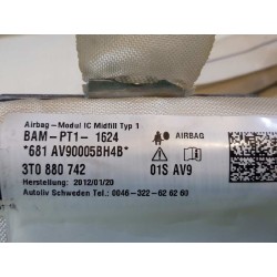 Recambio de kit airbag para skoda suberb (3t4) 2.0 tdi dpf referencia OEM IAM   