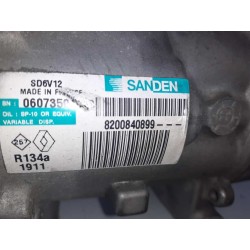 Recambio de compresor aire acondicionado para dacia sandero referencia OEM IAM 8200840899 SD6V121911 51-0238