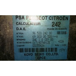 Recambio de modulo electronico para citroen c2 audace referencia OEM IAM 9652024280  