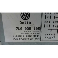 Recambio de sistema audio / radio cd para volkswagen touareg (7la) tdi r5 referencia OEM IAM 7L6035195  