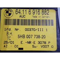 Recambio de mando climatizador para bmw serie 3 coupe (e46) m3 referencia OEM IAM 64116916882 5HB00773820 