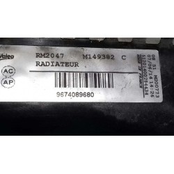 Recambio de radiador agua para peugeot partner kasten 1.6 16v hdi referencia OEM IAM 9674089680  