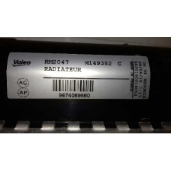 Recambio de radiador agua para peugeot partner kombi active referencia OEM IAM 9674089680 M149382C 