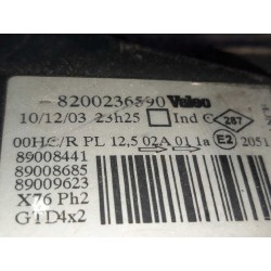Recambio de faro izquierdo para renault kangoo (f/kc0) 1.5 dci diesel referencia OEM IAM 8200236590  