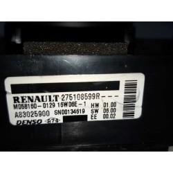 Recambio de mando climatizador para renault kangoo profesional referencia OEM IAM 275108599R A83025900 