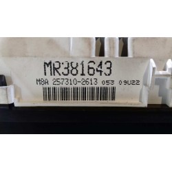 Recambio de cuadro instrumentos para mitsubishi montero pinin (h60/h70) 1.8 cat referencia OEM IAM MR381643 2573102613 