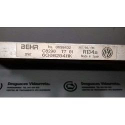 Recambio de condensador / radiador  aire acondicionado para volkswagen polo (9n3) 1.4 16v referencia OEM IAM 6Q0820411K  
