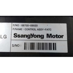 Recambio de mando climatizador para ssangyong actyon 200 xdi 4wd referencia OEM IAM 6870009020  