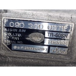 Recambio de caja cambios para volkswagen touareg (7la) tdi v10 referencia OEM IAM HAQ TR60SN 09D300037E