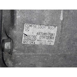 Recambio de compresor aire acondicionado para mercedes clase c (w204) coupe c 180 cgi blueefficiency (204.331) referencia OEM IA