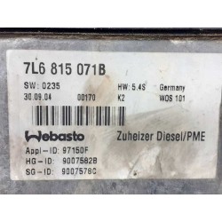 Recambio de motor calefaccion para volkswagen touareg (7la) tdi r5 referencia OEM IAM 7L6815071B 9007582B 9007578C