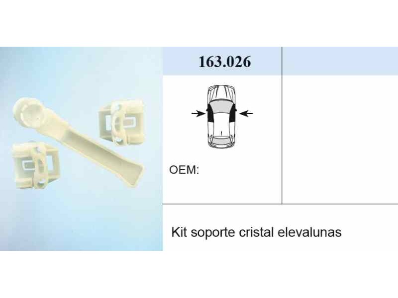 Recambio de kit reparacion elevalunas para seat leon (1m1) referencia OEM IAM 163026  