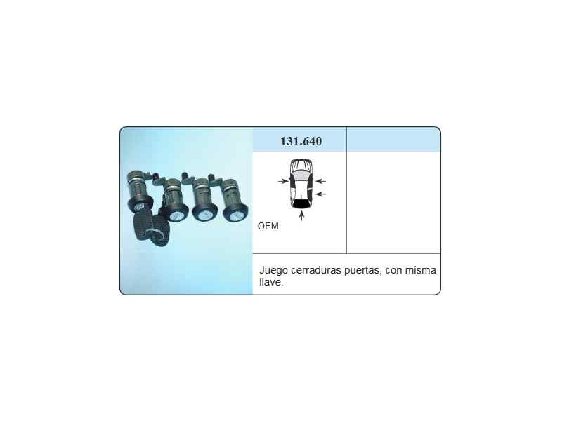 Recambio de varios para citroën jumper caja cerrada (1) referencia OEM IAM 131640  