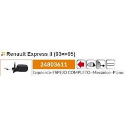 Recambio de retrovisor izquierdo para renault express express iii referencia OEM IAM 7700808132 24803611 