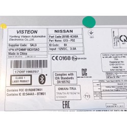 Recambio de sistema audio / radio cd para nissan qashqai ii suv (j11, j11_) 1.2 dig-t referencia OEM IAM   