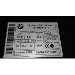 Recambio de modulo electronico para bmw serie 1 coupe (e82) 120d referencia OEM IAM 6135923704701 5WK49515EBR 2110831312