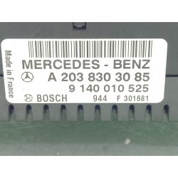 Recambio de mando climatizador para mercedes-benz clase c (w203) berlina 220 cdi (la) (203.008) referencia OEM IAM  A2038303085 