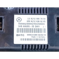 Recambio de mando climatizador para mercedes-benz clase e (w212) e 350 cdi (212.025) referencia OEM IAM  A2129007404 5HB00935555
