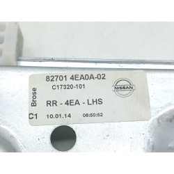 Recambio de elevalunas trasero izquierdo para nissan qashqai ii suv (j11, j11_) 1.5 dci referencia OEM IAM  827014EA0A 