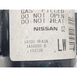 Recambio de amortiguador delantero izquierdo para nissan qashqai ii suv (j11, j11_) 1.5 dci referencia OEM IAM  543034FA3A 