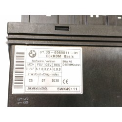Recambio de modulo electronico para bmw 6 (e63) 645 ci referencia OEM IAM  613569601101 5WK49111
