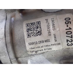 Recambio de compresor aire acondicionado para dacia dokker ambiance referencia OEM IAM 8200365787 SD6V121918 51-0226
