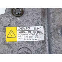 Recambio de compresor aire acondicionado para toyota auris (_e18_) 1.8 hybrid (zwe186_) referencia OEM IAM  0422001031 