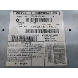 Recambio de sistema audio / radio cd para jeep gr. cherokee (wh) 3.0 crd limited referencia OEM IAM P05064066AE  