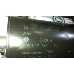 Recambio de motor arranque para bmw serie 3 berlina (e90) 320d referencia OEM IAM 1241779689202 0001115046 25-3396