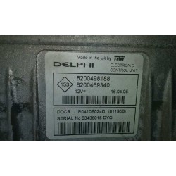 Recambio de centralita motor uce para renault megane ii familiar 1.5 dci diesel referencia OEM IAM 8200469340 R0410B024D 8200498