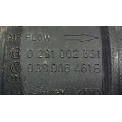 Recambio de caudalimetro para volkswagen touran (1t2) 1.9 tdi referencia OEM IAM 038906461B 0281002531 
