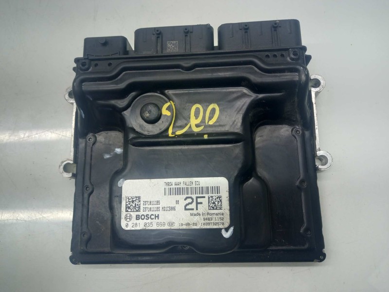 Recambio de centralita motor uce para dacia dokker express essential referencia OEM IAM 237104328S 237101118S 0281035669