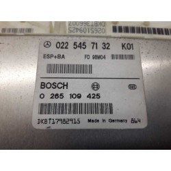 Recambio de centralita abs para mercedes-benz clase a (w168) 160 (168.033) referencia OEM IAM 0225457132 0265109425 