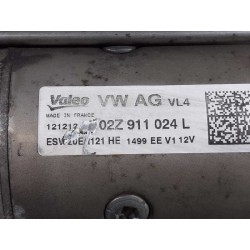 Recambio de motor arranque para volkswagen golf vii lim. advance bluemotion referencia OEM IAM 02Z911024L  25-4017