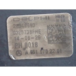 Recambio de bomba inyeccion para mercedes-benz vito kasten 2.1 cdi cat referencia OEM IAM A6510702201 28348683 