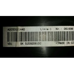 Recambio de cuadro instrumentos para skoda fabia combi (5j5) 1.9 tdi referencia OEM IAM 5J0920810C  