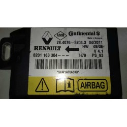 Recambio de centralita airbag para dacia duster basis 4x2 referencia OEM IAM 8201163304  