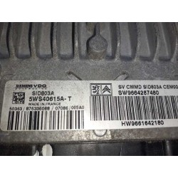Recambio de centralita motor uce para citroën c4 picasso sx referencia OEM IAM 1942LW 9664287480 5WS40615A