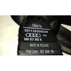 Recambio de cinturon seguridad trasero derecho para audi q3 (8ug) base referencia OEM IAM 8U0857805B TK858220829 307139300G48