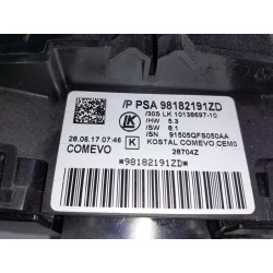 Recambio de mando luces para citroën berlingo 1.5 blue-hdi fap referencia OEM IAM 98182191ZD LK1013869710 