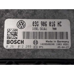 Recambio de centralita motor uce para seat altea (5p1) reference referencia OEM IAM 03G906016HC 0281012289 