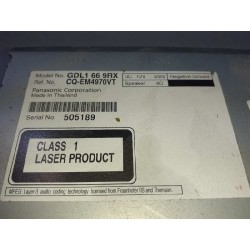 Recambio de sistema audio / radio cd para mazda 6 lim. (gh) 2.2 ce 125 active (5-ptas.) referencia OEM IAM  CQEM4970VT 
