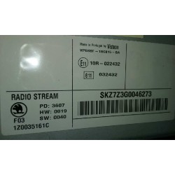 Recambio de sistema audio / radio cd para skoda octavia berlina (1z3) rs referencia OEM IAM 1Z0035161C  
