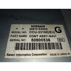 Recambio de sistema navegacion gps para nissan murano (z50) básico referencia OEM IAM 25915ES60A CCU3310Z 50900536