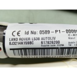 Recambio de kit airbag para land rover range rover evoque (l538) 2.0 d 4x4 referencia OEM IAM   