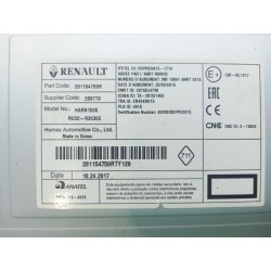 Recambio de sistema audio / radio cd para dacia lodgy (js_) 1.2 tce (jsay, jsm0) referencia OEM IAM  281154759R 281154759RTY129