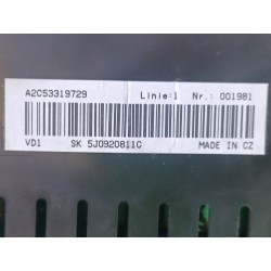 Recambio de cuadro instrumentos para skoda fabia ii (542) 1.4 tdi referencia OEM IAM  5K0920811C A2C53319729