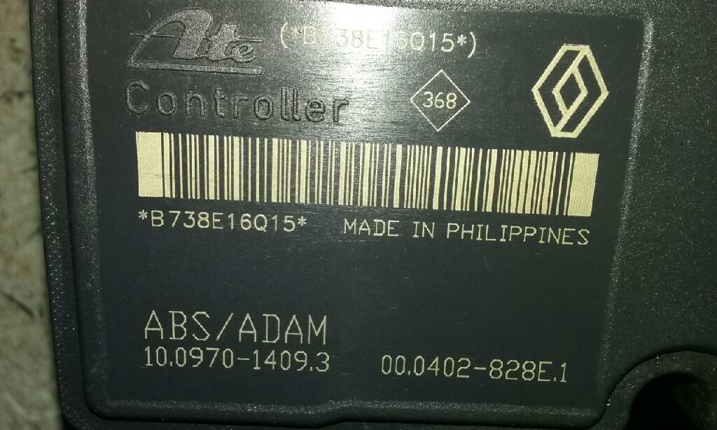8200403322 ABS SYSTÈME ANTI-BLOCAGE DES le plus cher ROUES / 10097014093 / 10020700594 / 62